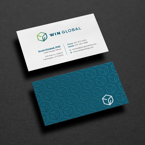 WIN Global Business Card Design Design by Budiarto ™