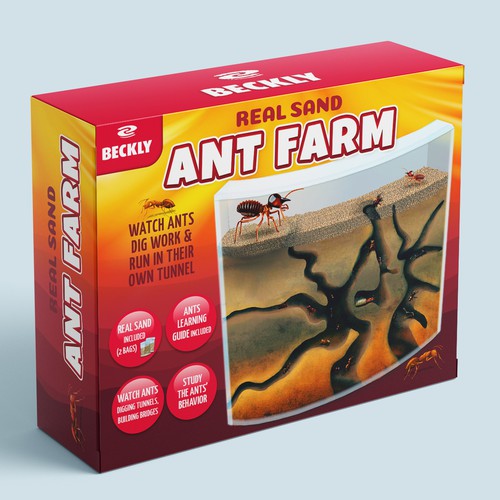 Eye Catching Ant Farm Box Design Design by Radmilica
