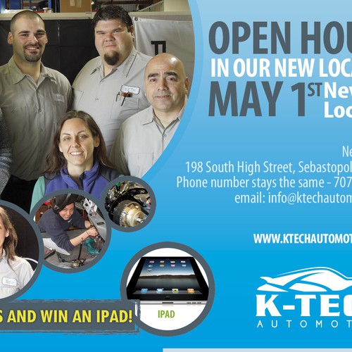 Help K-Tech Automotve with a new postcard or flyer Diseño de MithosN