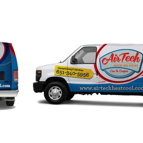 Create the next signage for Airtech heating and cooling Design by Priyo