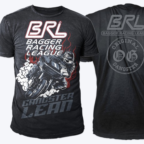 A Bad Ass Tee Shirt Design for a Bad Ass Form of Motorcycle Racing Design by *DCLA*