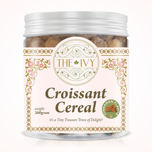 label designs for food (tiny croissant) Design by DArt®