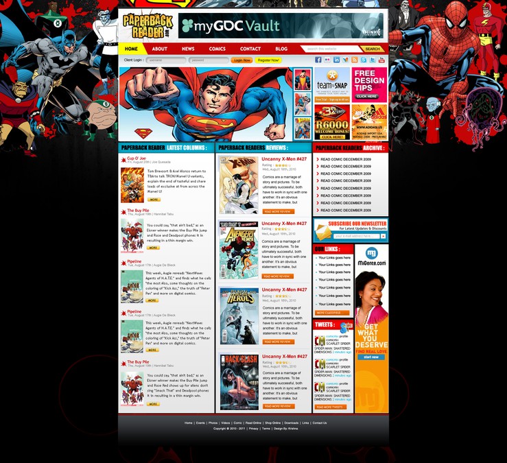 comic book review websites