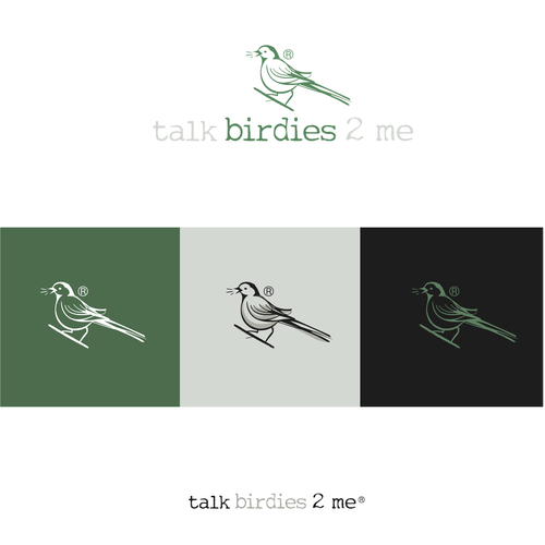 Design a powerful yet subtle bird logo for new professional birding company! Design by Studio Clevrik