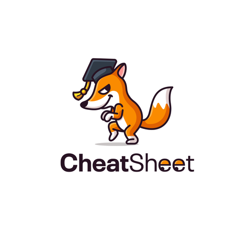 Unique descriptive combo mascot Logo that embodies the action of cheating on a test & shortcuts Design von vaneltia