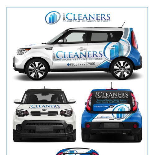 Cleaning Service Business Advertisement Car Magnet