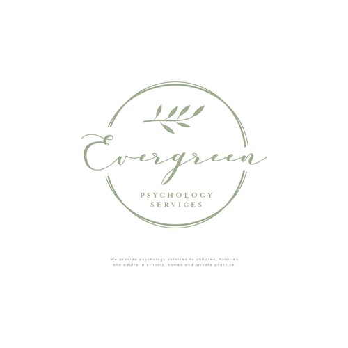 A nature-based logo aesthetic for a boutique psychology practice Design by Griffon