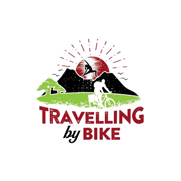 Design realizzato da Creativko intitolato "TRAVELLING by BIKE"