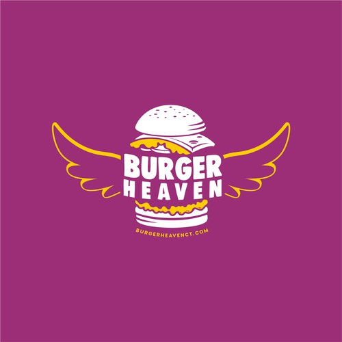 Burger Heaven high quality food logo for main building signage Design by Julia   Fernandes