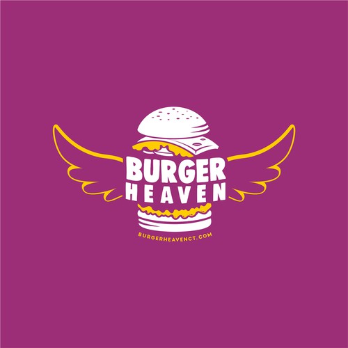 Burger Heaven high quality food logo for main building signage Réalisé par Julia   Fernandes