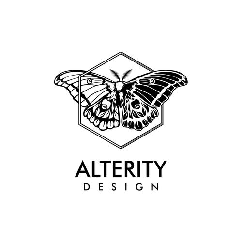 A Detailed Moth logo for a 3D printing and Design company Design by begaenk