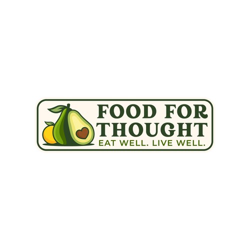 Fresh, Playful Island-Inspired Logo for Food For Thought – Organic Café & Market in the Florida Keys Design by norzone