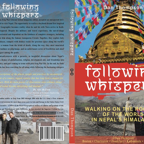 Design an exotic,  Nepal-themed travel book cover  Design por luculu