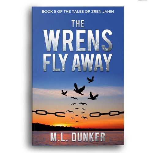 コンペ「Cover Contest For A Fiction Series The Wrens Fly Away - Book 5」のデザイン by Bigpointsさん 