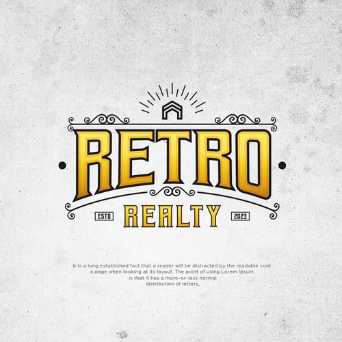 Retro company specializing in vintage customer service, quality, and value. Design by Grafik Flame