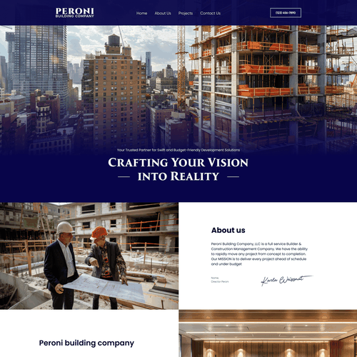 PBC website Design by appleby