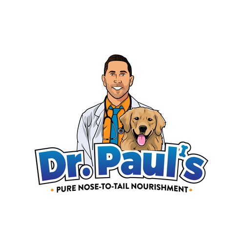 Creative nose-to-tail dog food logo to level-up nutrition for dogs! Design by Sava M- S Design