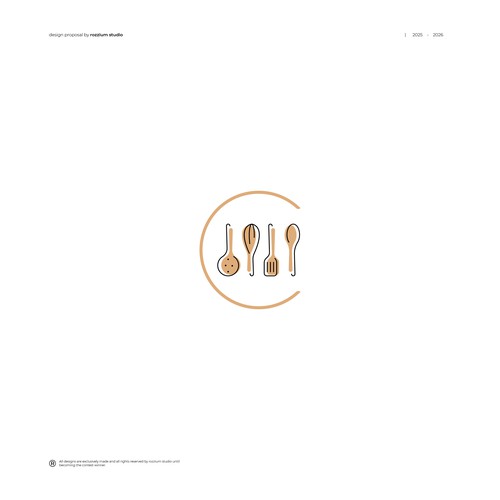 "CHEF": Food & Cooking Social Media Logo Design by Rozzium