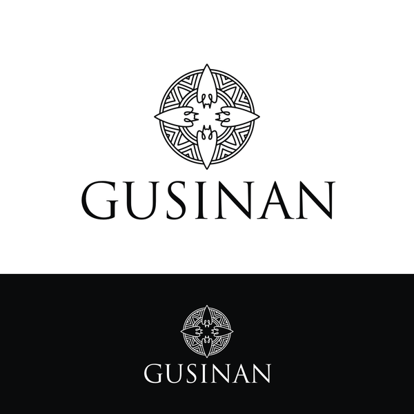 AirBnb-style or Instagram-style logo. Play with shapes and contours of a bat! 