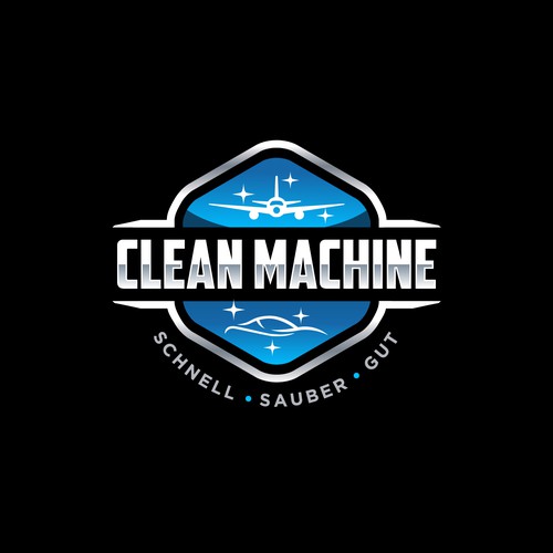 CleanMachine / Logo for Car and Plane Detailing Design by a.mjb