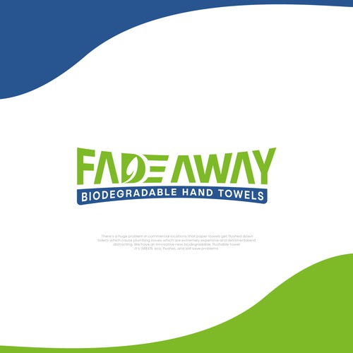 biodegradable flushable hand towels Design by QuickCrea™