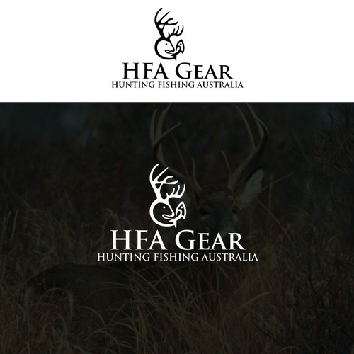 Hunting Fishing Australia needs a new clothing brand logo Logo design