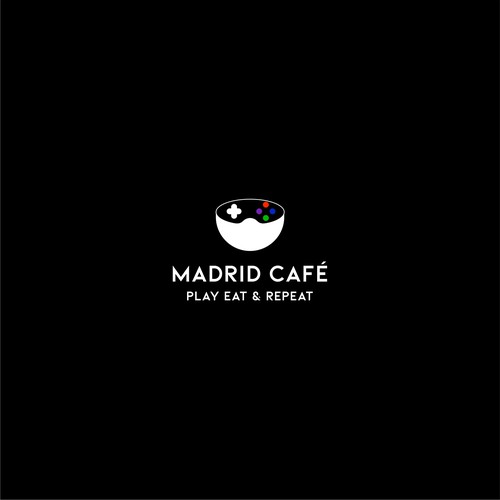 Logo for Madrid Cafe & Games Design by windhi g.prakoso