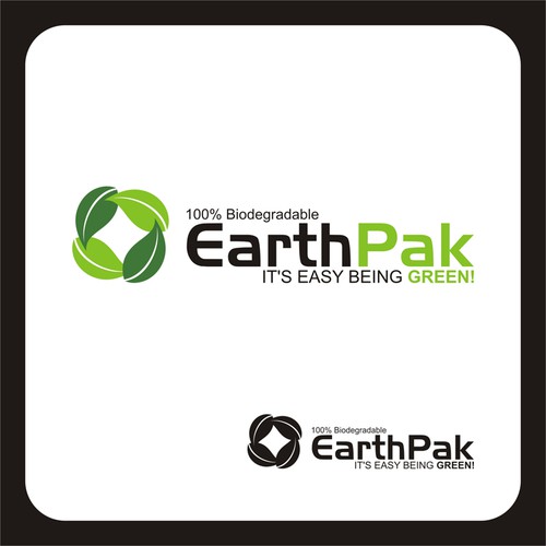 LOGO WANTED FOR 'EARTHPAK' - A BIODEGRADABLE PACKAGING COMPANY デザイン by okydelarocha