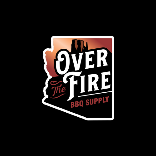 Industrial logo for Arizona based barbecue supply store Design by Him.wibisono51