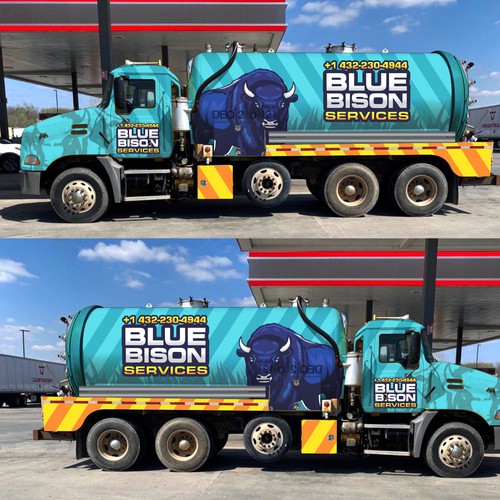 Help us scream "Blue Bison" with a unique truck wrap! Design by Daniel Quaresma