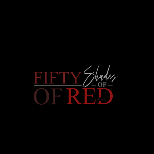 Logo for "50 Shades of Red" themed party Design by LogoLab77