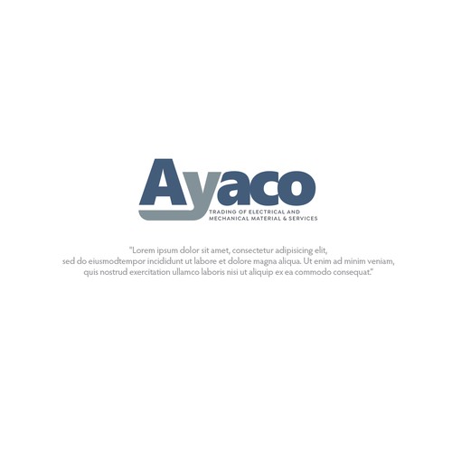 Logo for a company called AYACO Design by Dijitoryum