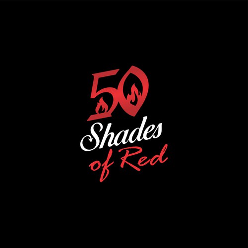 Logo for "50 Shades of Red" themed party Design by danilo.pavanoli