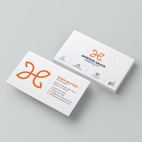 Create a modern and clean business card for a parent company with 4 subsidiaries Design by kaylee CK