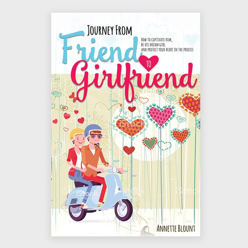 Design a book cover that is fun and playful to help single women experience love beyond friendship Design by elQue.design