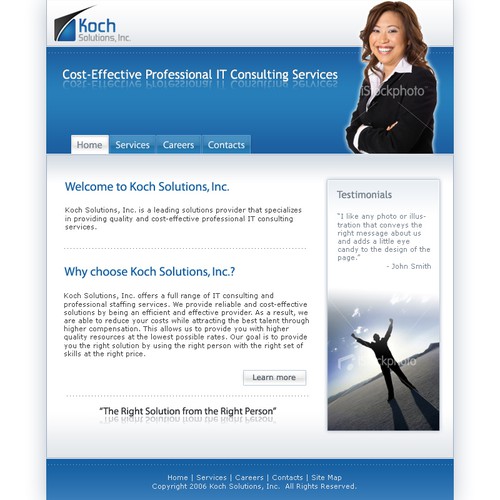 $500.00 Website template (Design only) Design by madcap