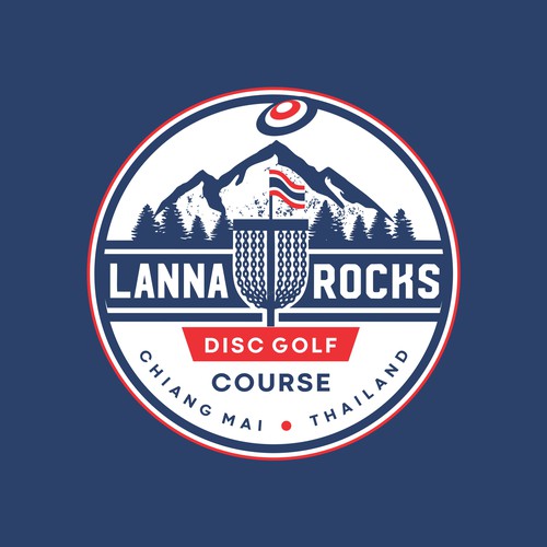 Logo Design for the gorgeous - Lanna Rocks Disc Golf Course - in Chiang Mai Thailand Design by Rozak Ifandi