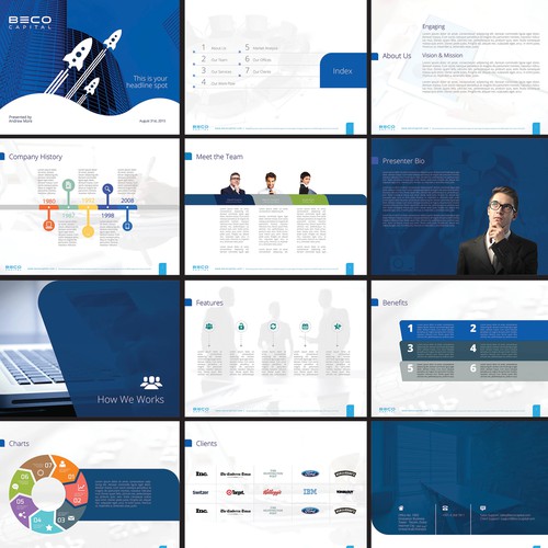 Create a PowerPoint Presentation Template For a Venture Capital Company ...