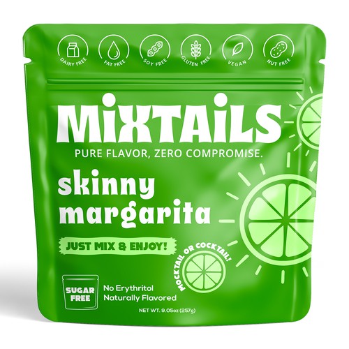 Designs | Packaging for a premium powdered cocktail mix | Product ...