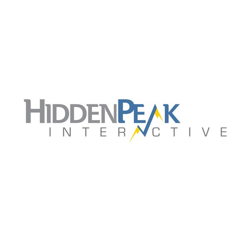 Logo for HiddenPeak Interactive Design by alexkeo