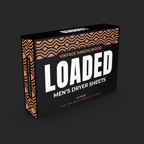 Men's Dryer Sheet Box Design Contest Design by Wahdin