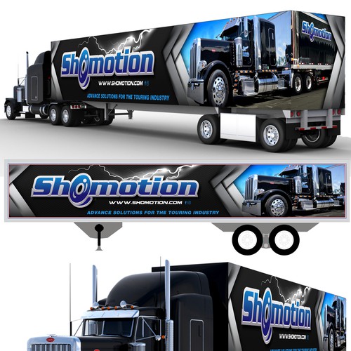 Shomotion Trailer Graphic's Wrap Design by Syns&Graphix™