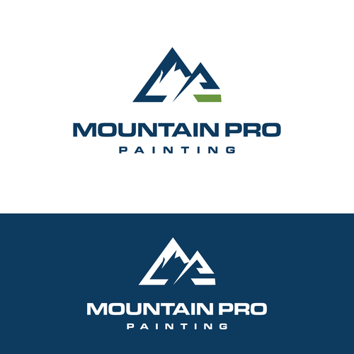 High-end, tech-focused Colorado painting company brand package Design by MD Design99