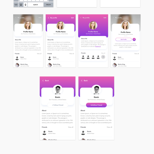 User friendly chat app Design by Nikhil.Y