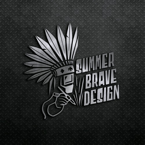 Design a logo that channels the spirit of the warrior - Summer Brave Design brings metal to life Design by NFT DESIGNS CLUB