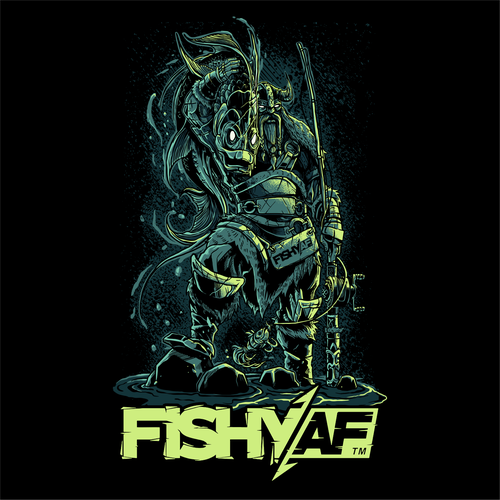 Ninja Shark Funny Fantasy Samurai T-Shirt