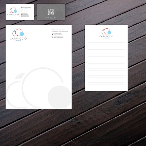 Give more muscle to research with graphic ID for CARPACCIO.cloud Design by Felix SH