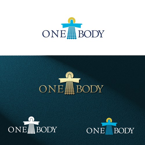 Design a logo for One Body Software showing inter-church community in the One Body of Christ. Design by Ladoblede