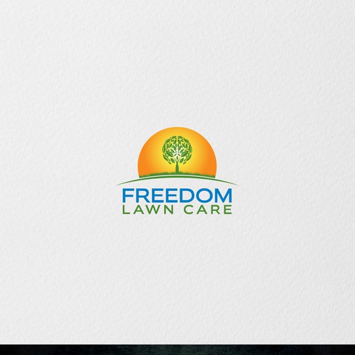 create a patriotic and unique logo for Freedom Lawn Care | Logo design ...