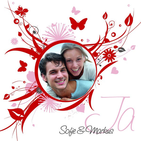 Diseño de GretaArt titulado "Ein Template für Einladungskarten zur Hochzeit erstellen"